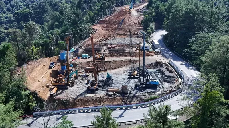 Pembangunan Flyover Sitinjau Lauik (Foto: HPSL)