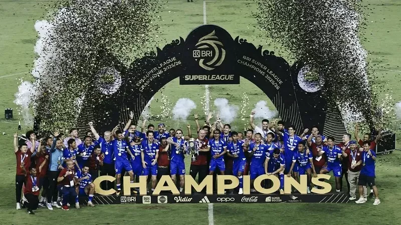 Persib Bandung juara BRI Super League 2025/2026. (Foto: MO Persib Bandung)