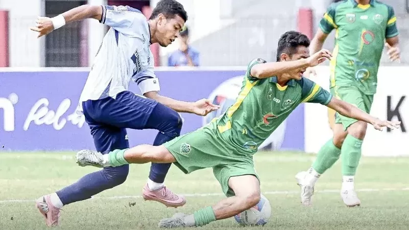 PSPP Padang Panjang kontra Wahana FC Pekanbaru dalam laga putaran Nasional Liga 4 Piala Presiden 2026 di Stadion Goentoer Darjono, Purbalingga, Jawa Tengah, Sabtu (30/5/2026). (Foto: PSPP)