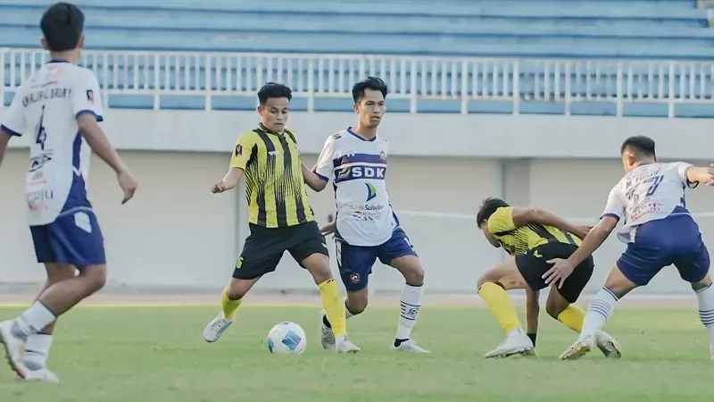 PSP Padang saat menghadapi Persimaju Mamuju dalam lanjutan babak 32 besar putaran nasional Liga 4 Piala Presiden 2026. (Foto: PSP Padang)