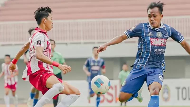 PSP Padang kontra Persikotas Tasikmalaya dalam laga lanjutan Liga 4 Nasional Piala Presiden 2026 di Stadion Mandala Krida Yogyakarta, Jumat (12/6/2026). (Foto: Instagram PSP Padang)