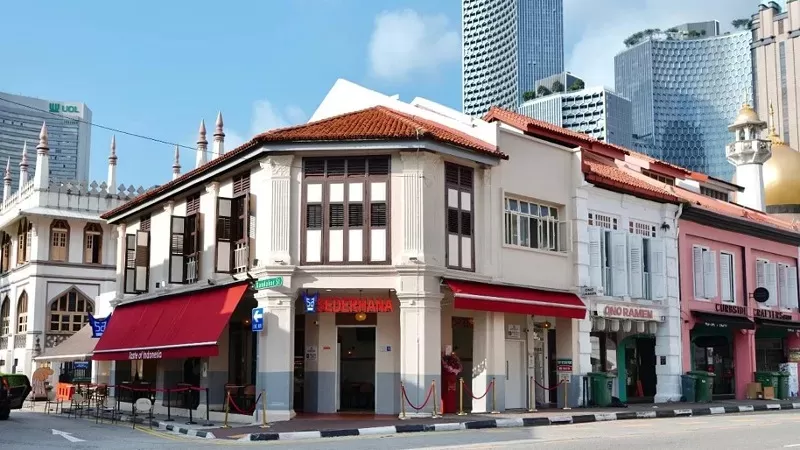 Restoran Sederhana Singapura yang dikelola oleh PT Global Minang Ventura (GMV) berlokasi di 738 North Bridge Road, Kampong Glam, Singapura. (Foto: Kementerian Ekraf)