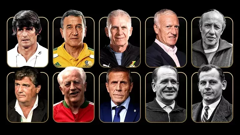 Daftar pelatih Piala Dunia paling produktif (Foto: FIFA)