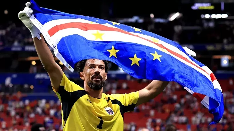 Penjaga gawang Tanjung Verde, Vozinha, yang tampil di Piala Dunia 2026 di usia 40 tahun. (Foto: FIFA)