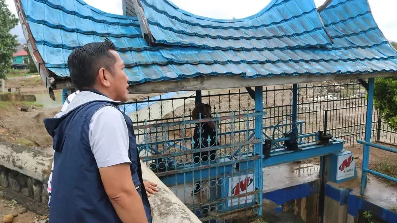 Pintu irigasi Gunung Nago (Foto: Kominfo Padang)