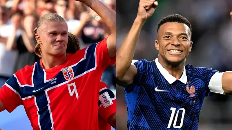 Erling Haaland dan Kylian Mbappe (Foto: FIFA)