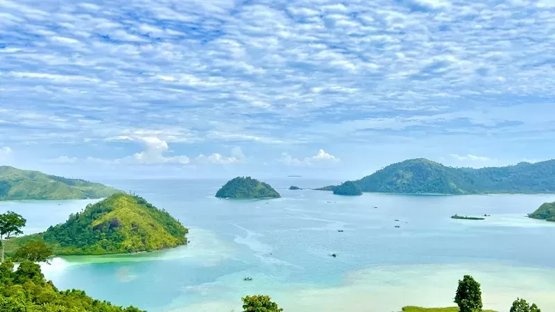 Kawasan Wisata Mandeh diSumatera Barat (Foto: Ditjen Kekayaan Negara Kemenkeu)