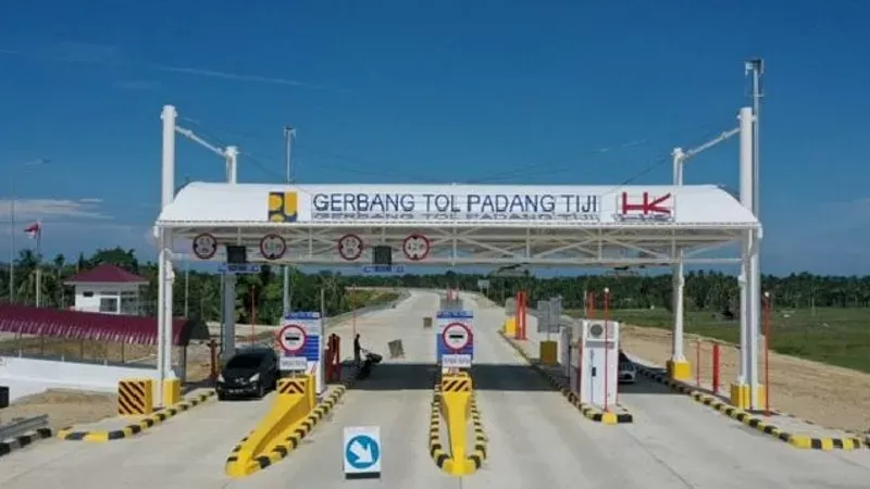 Gerbang Tol Padang Tiji (Foto: Hutama Karya)