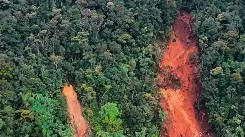 Hulu Galodo Solok (Foto: Tangkap Layar Video Drone Instagram ib.hobbies)