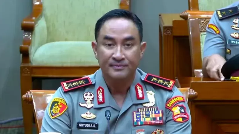 Komjen Suyudi Ario Seto saat mengikuti Uji Kelayakan dan Kepatuhan Calon Kapolri bersama Komisi III DPR RI. (Foto: Tangkap Layar YouTube TVR Parlemen)