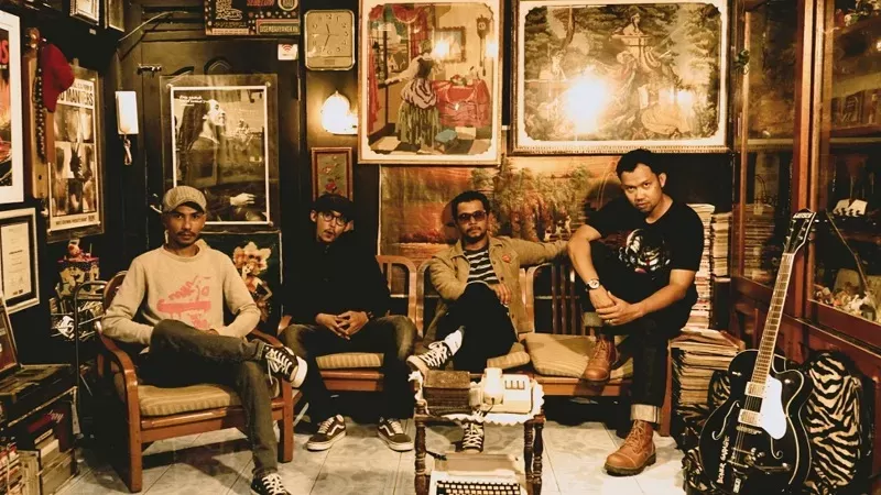 Band rock 'n' roll asal Sumbar Ahmed Jamend (Foto: Dok Ahmed Jamend)