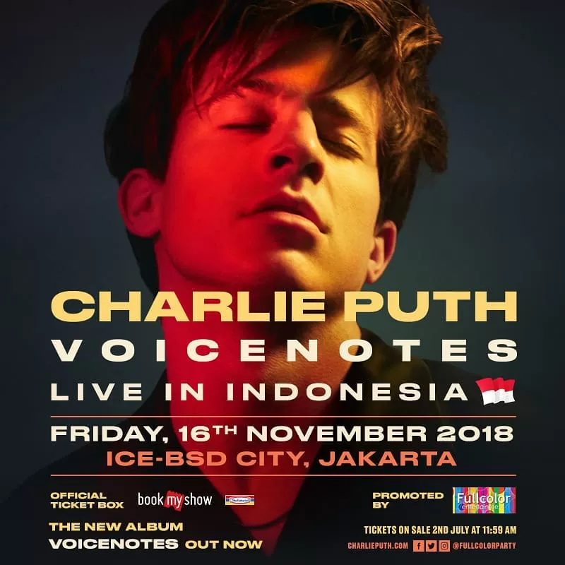 Charlie Puth Akan Gelar Konser Di Jakarta Ini Daftar Harga Tiketnya Akurat 5430