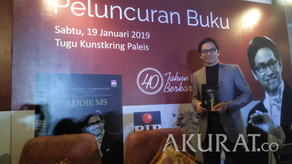 40 Tahun Berkarya, Addie MS Luncurkan Buku Biografinya - Akurat