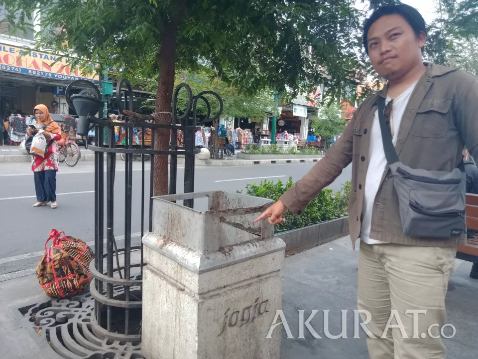 Puluhan Tempat Sampah Di Malioboro Tak Berpenutup, Ada Yang Rusak ...