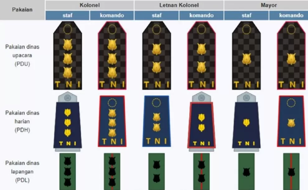 Apa Itu Letnan Kolonel Mengenal Pangkat Letkol Tni Beritrust