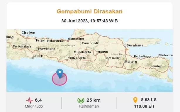 BREAKING NEWS! Gempa M 6,6 Guncang DIY Berpusat Di Laut, Tak Berpotensi ...