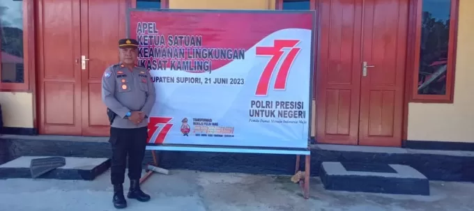 Kasat Binmas Polres Supiori, Iptu. Rovetson  Setty, SH