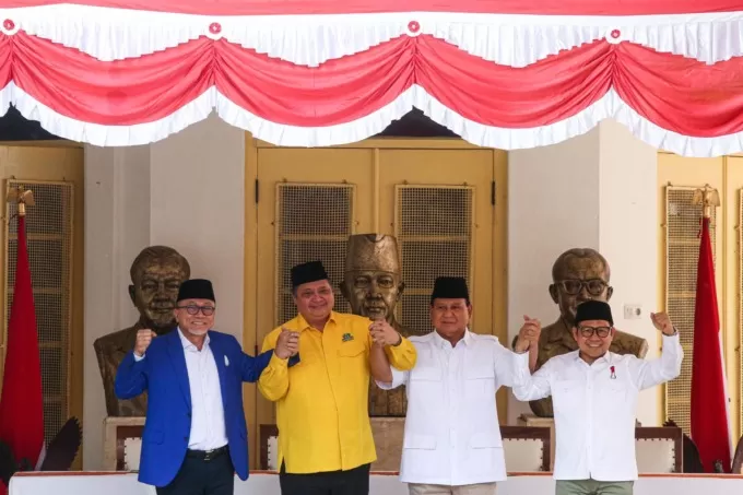 Golkar-PAN-PKB Resmi Dukung Prabowo. (MIFTAHUL HAYAT 01)