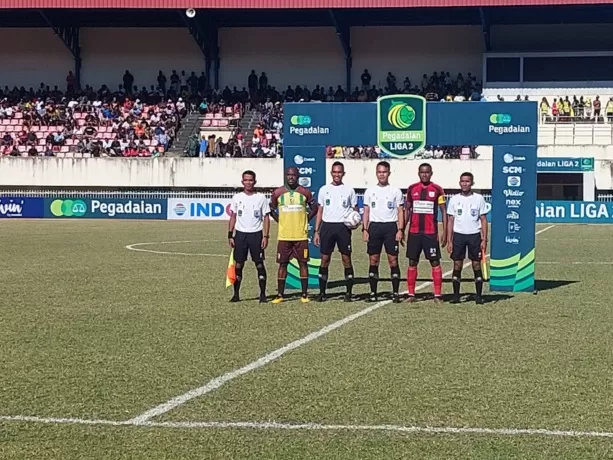 Laga Derby Papua Persipura vs Persewar di Stadion Mandala Jayapura, Kamis (12/10/2023). (HANS PALEN/Ceposonline.com)