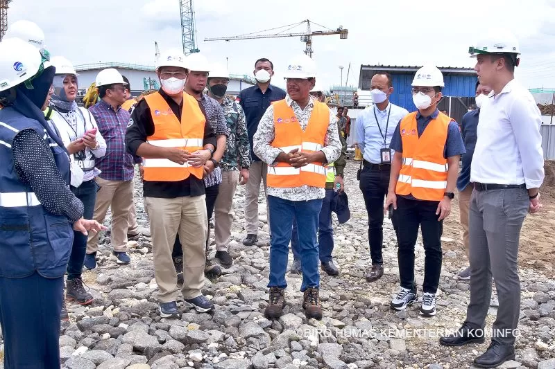 Menkominfo Sidak ke Lokasi Pusat Data Nasional, Mulai Dibangun April 2023/Kominfo