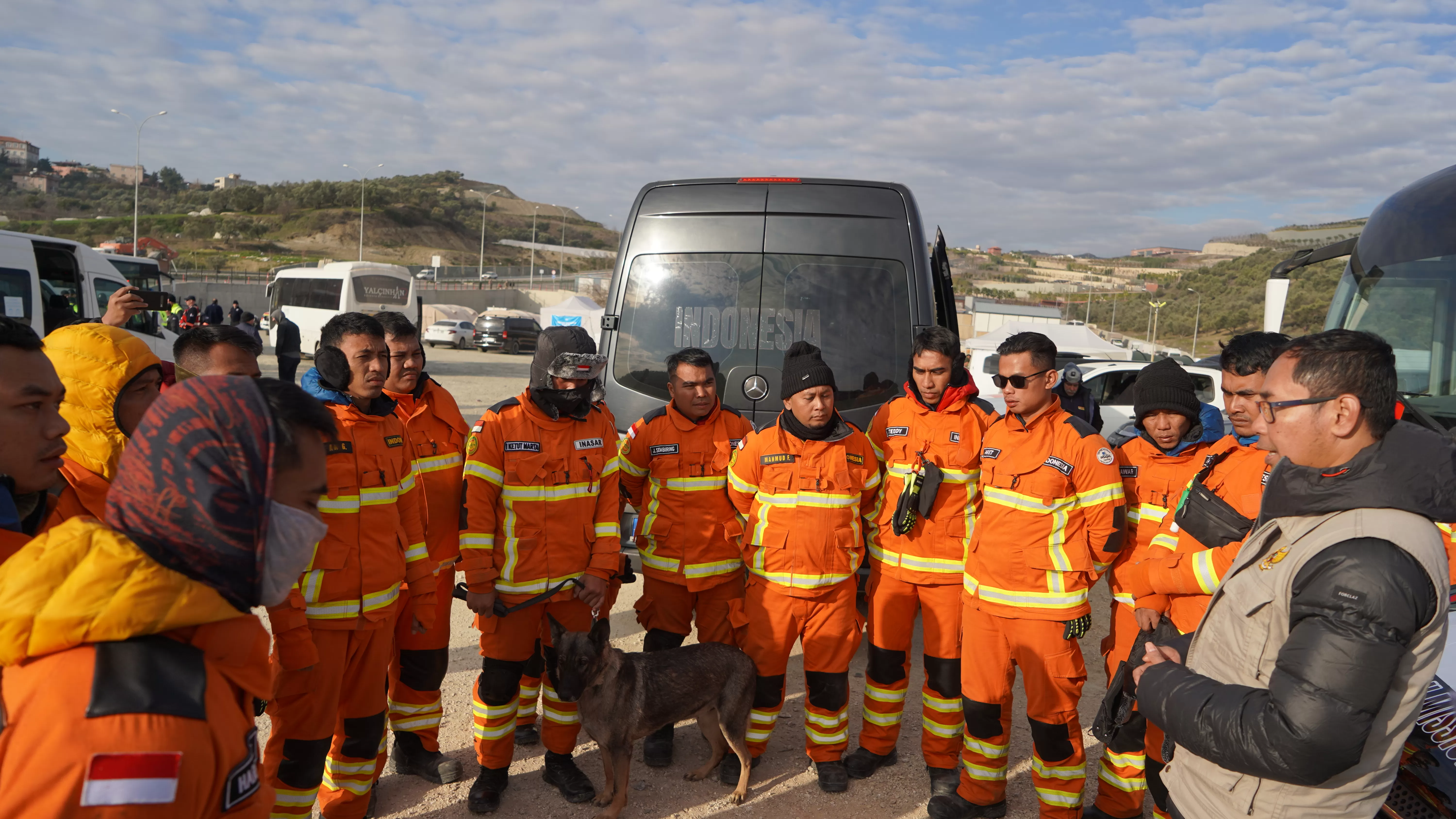 Tim Charlie Basarnas di Turki/KBRI Ankara