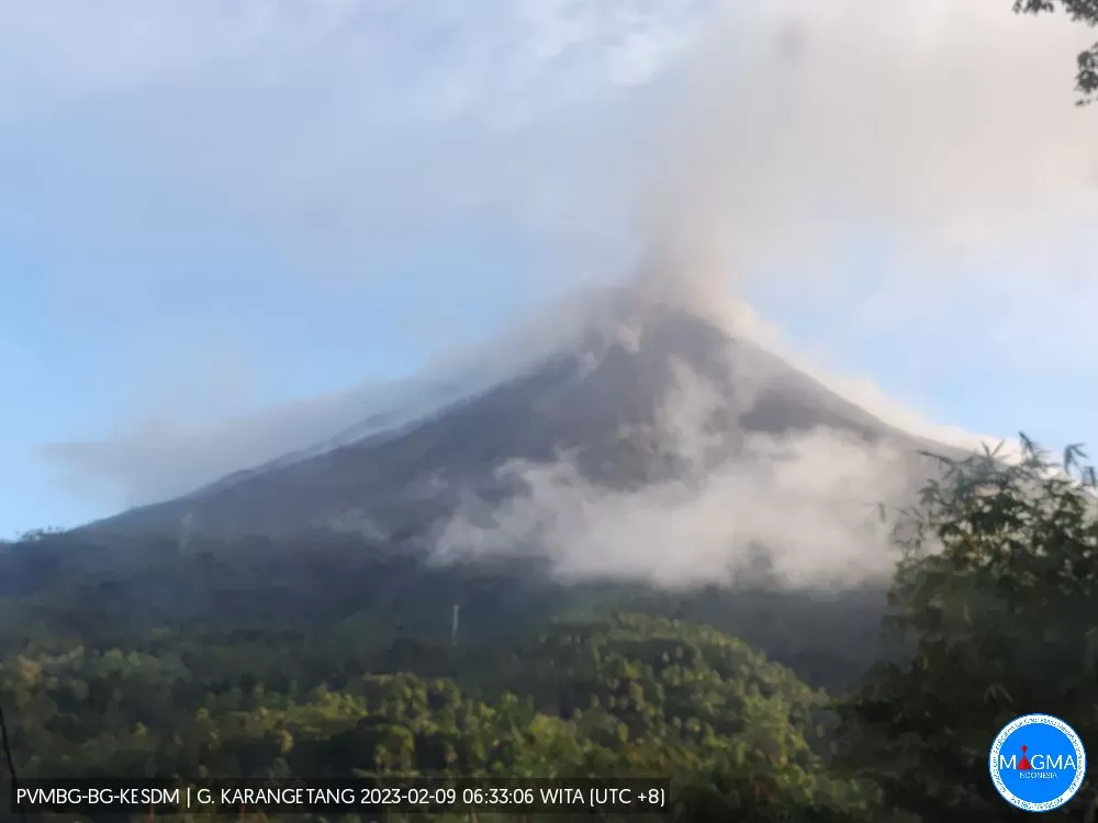Status Gunung Karangetang Naik Jadi Siaga, Potensi Erupsi/ESDM