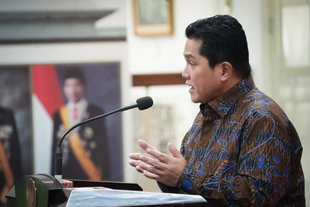 Menteri BUMN Erick Thohir mengatakan, Kementerian BUMN akan menyetorkan dividen sebesar Rp80,2 triliun dan ini merupakan terebesar sepanjang sejarah. foto: dok