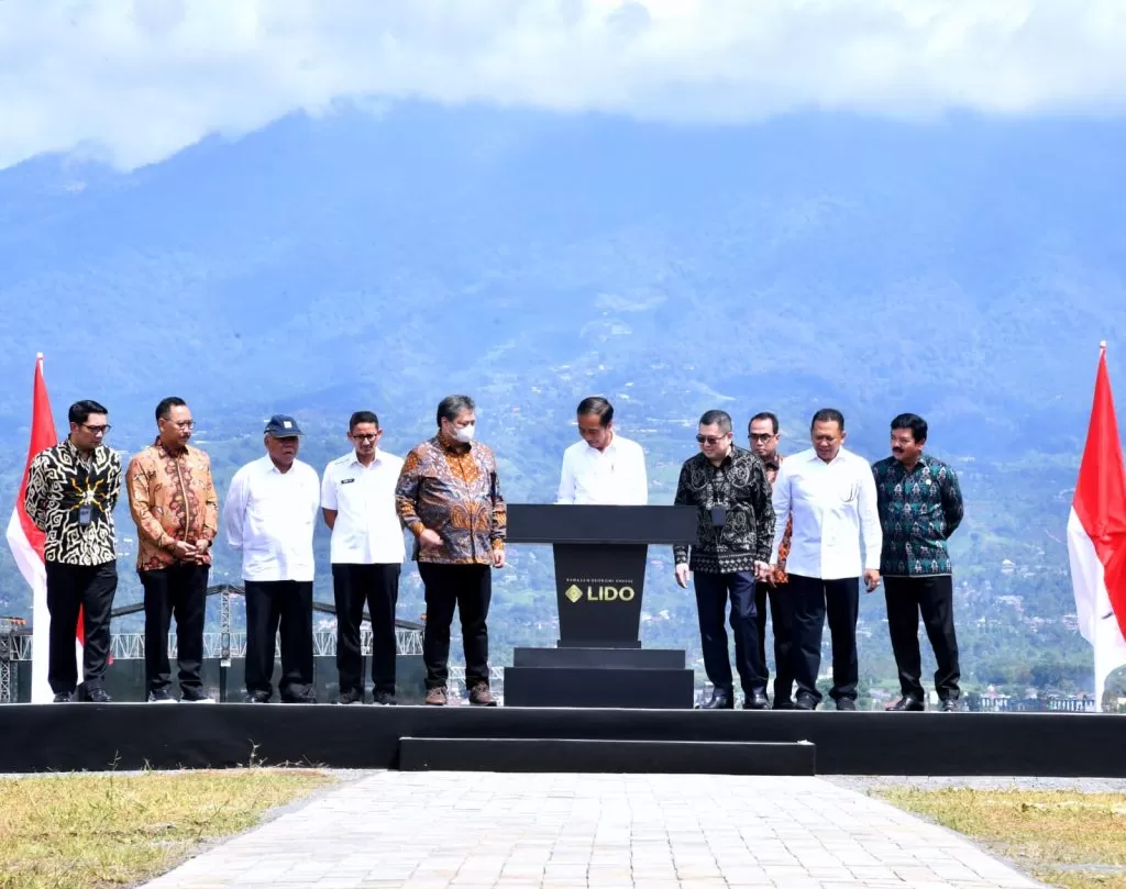 KEK Lido yang diresmikan Presiden Jokowi menawarkan  konsep pariwisata yang bagus dan komplet. foto: ist  