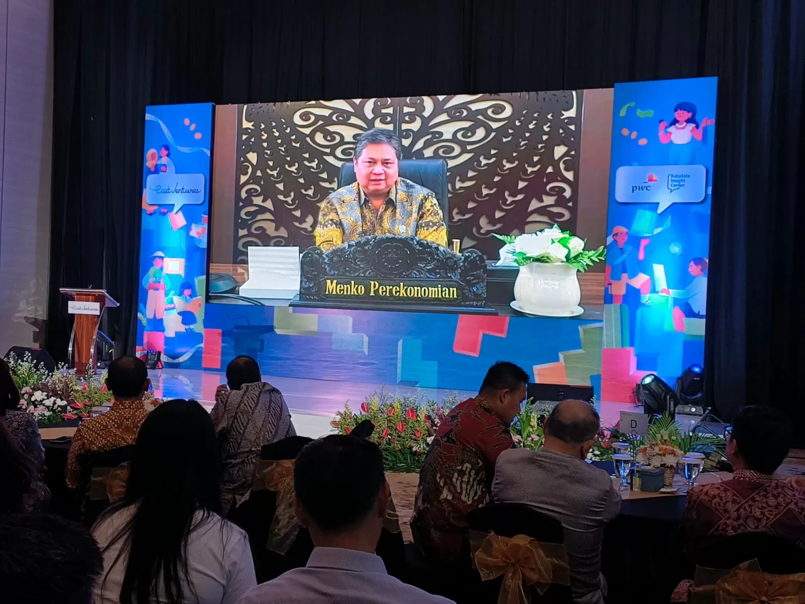 Menko Airlangga mengatakan, Pemerintah mendorong ekosistem ekonomi digital yang inklusif. foto: ist