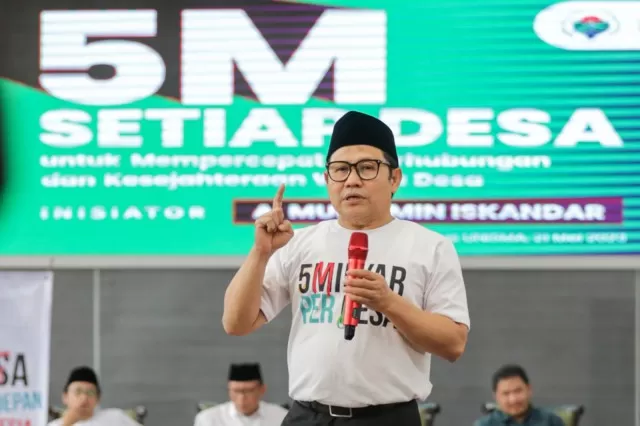 Gus Imin  saat menjadi pembicara di Unisma Kota Malang. foto: ist