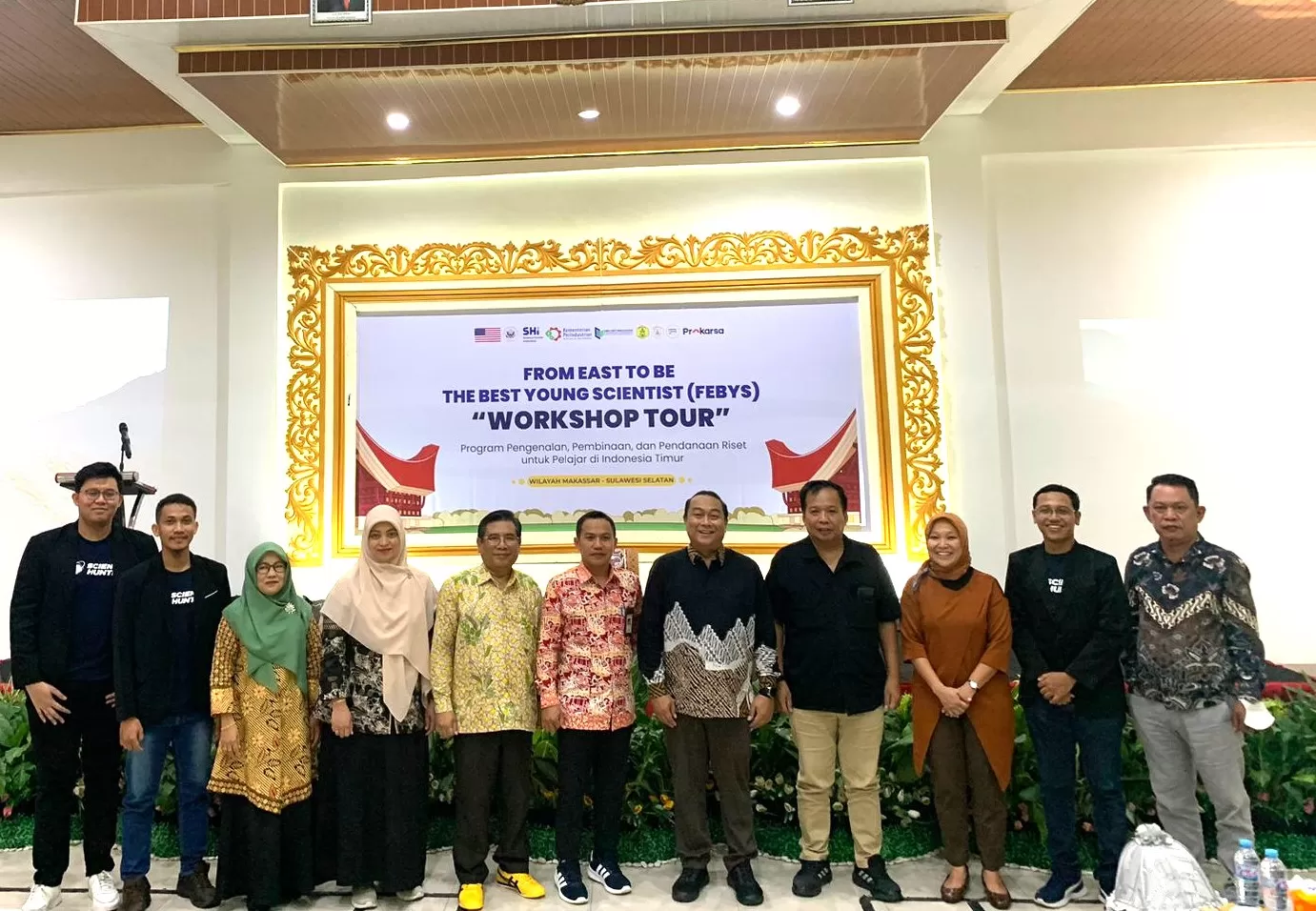 Kemenperin yang berpartisipasi dalam program From East to be the Best Young Scientist. foto: ist