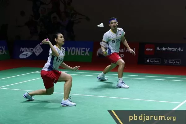 Indonesia Open 2023: Rinov/Pitha Satu-satunya Ganda Campuran Tersisa/PB Djarum