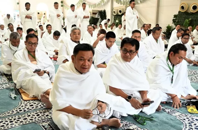 Wakil Ketua Komisi VIII DPR RI Ace Hasan Syadzily saat mengikuti rangkaian Haji di Arafah, Mekkah, Arab Saudi, Selasa (27/6/2023). Foto : DPR RI/Jaka/Man