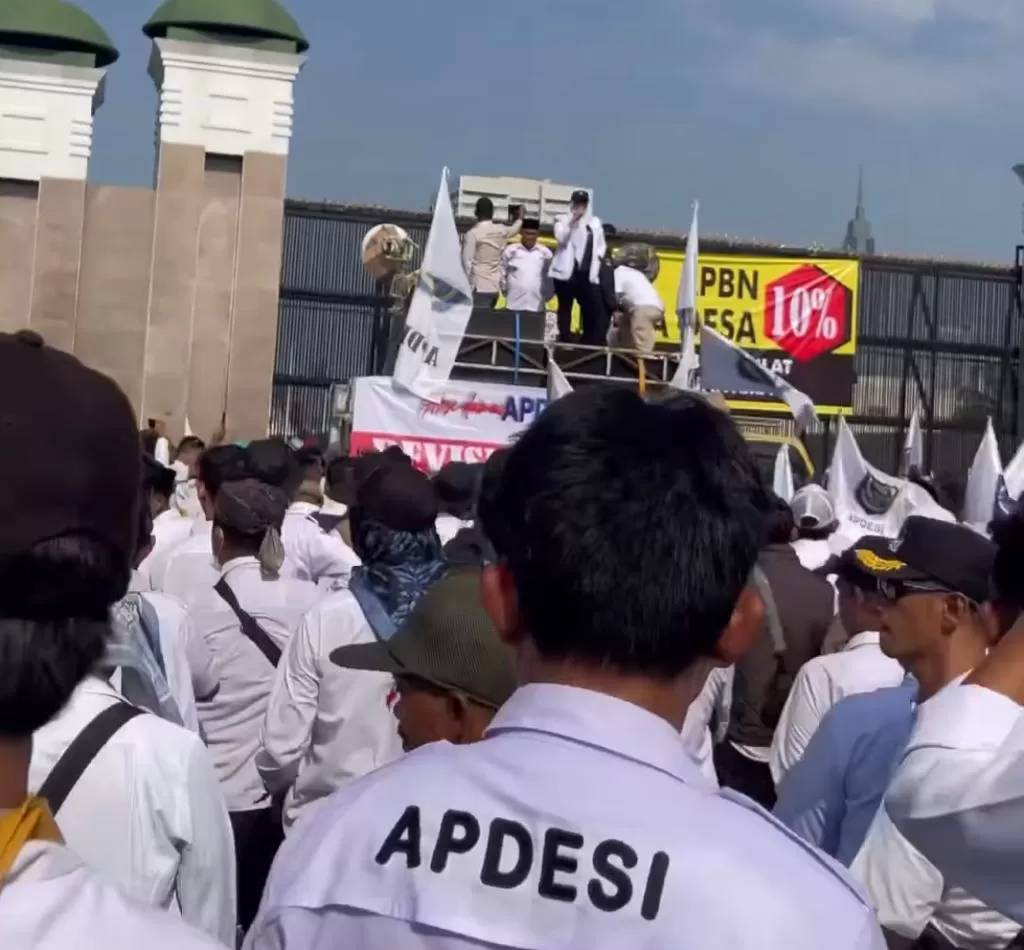 Aksi Demo DPR RI Dari APDESI/image/ist