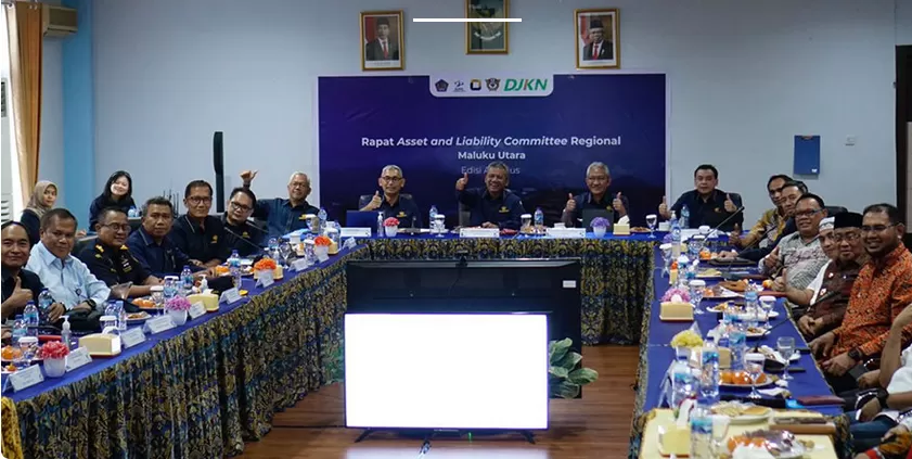 Wamenkeu dalam rapat ALCO Regional Maluku Utara yang diselenggarakan di KPPN Ternate, Maluku Utara. foto: ist