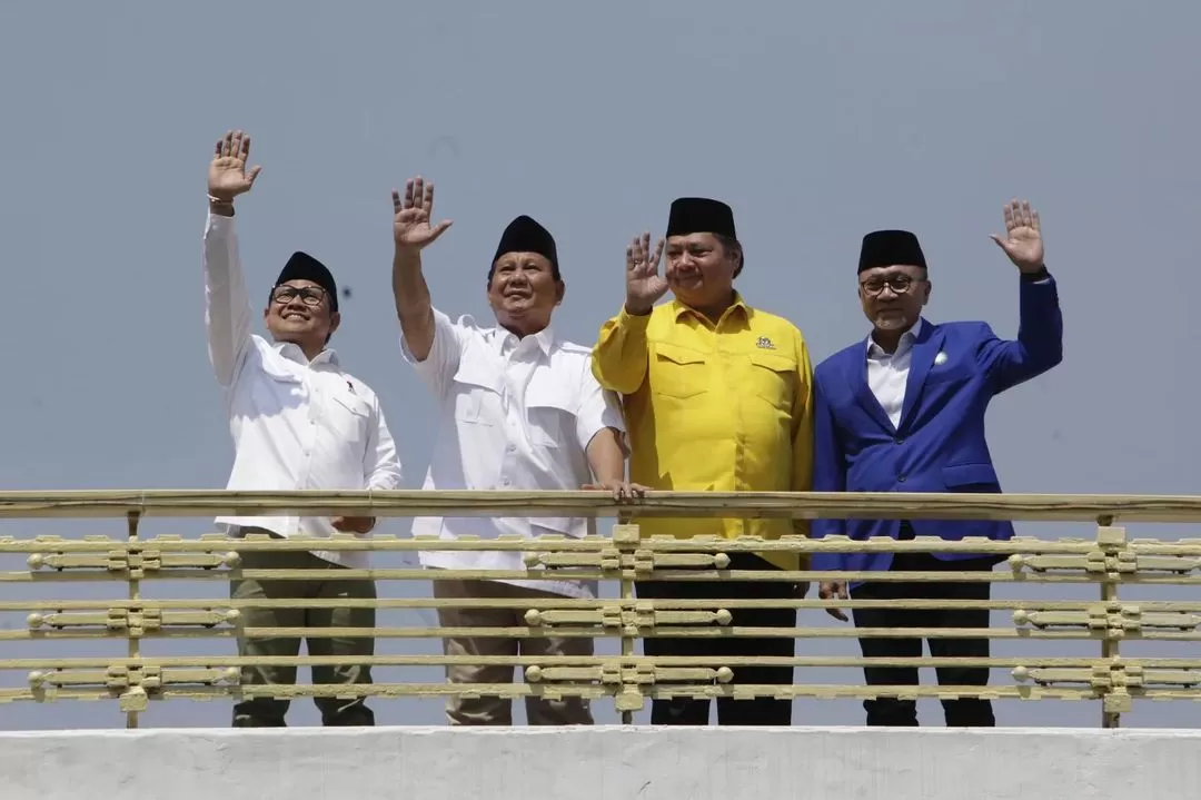 Empat partai politik (Parpol) anggota Kabinet Indonesia Kerja, meresmikan dukungannya terhadap Prabowo Subianto.