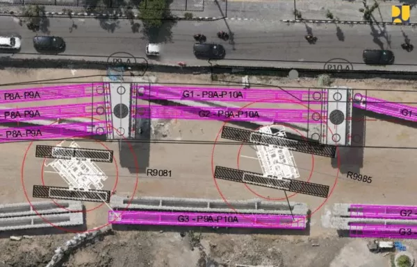 Mantap! PUPR Bakal Bangun Flyover Djuanda di Atas Perlintasan KA Sidoarjo/PUPR