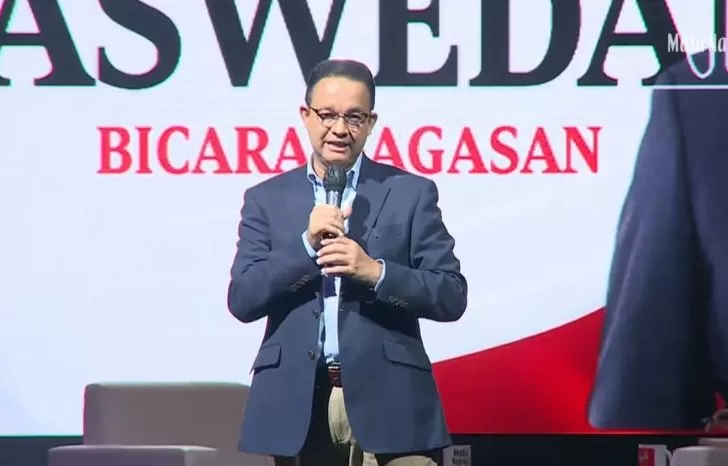 Anies Baswedan Dalam Bincang Bacapres UGM/image/ist