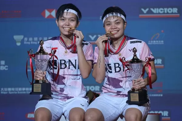 Pembuktian Apri/Fadia di Hong Kong Open 2023/PB Djarum