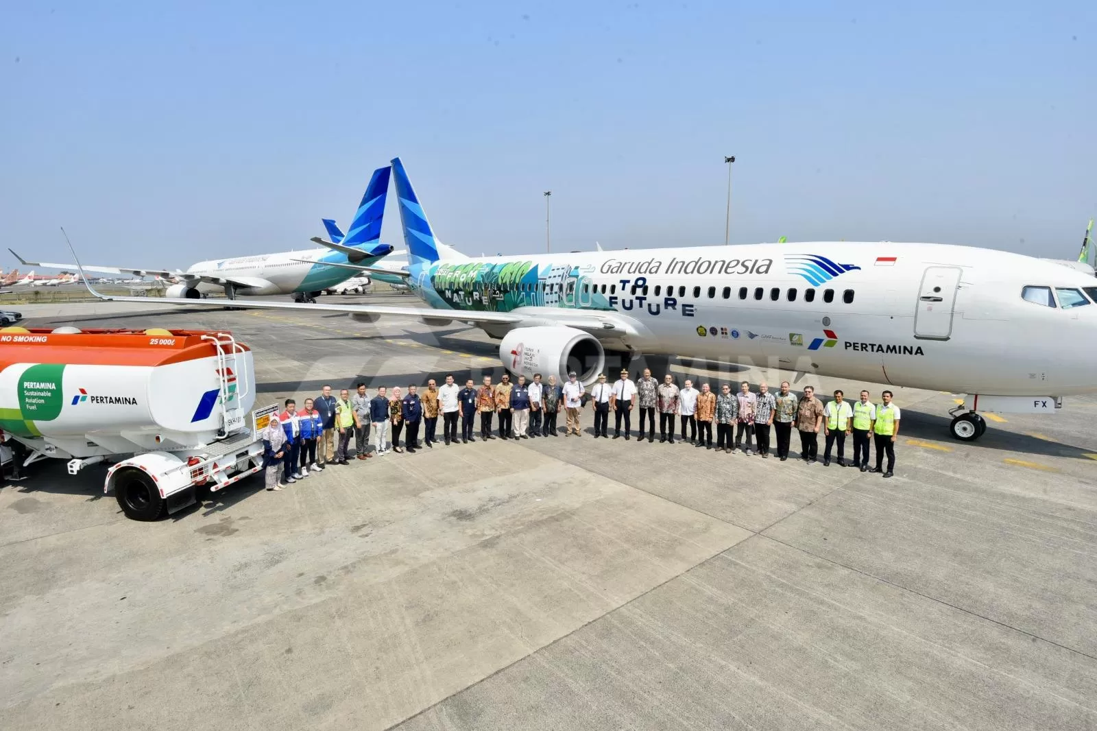 Garuda Indonesia Siap Pakai Bahan Bakar Ramah Lingkungan/Pertamina