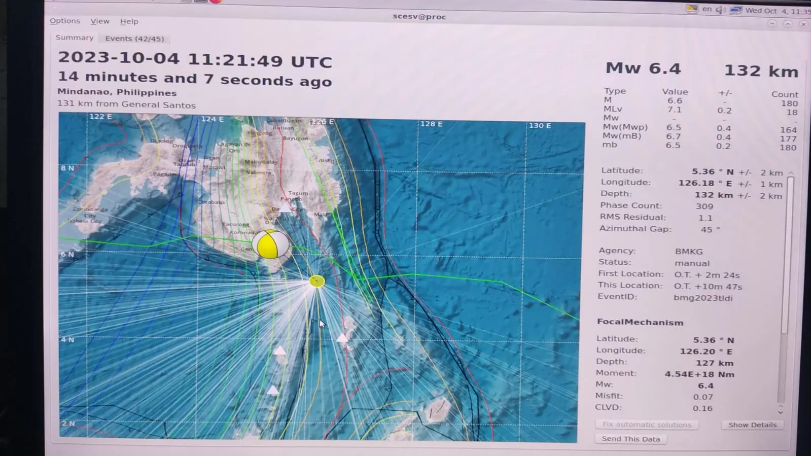 Gempa Bumi Magnitudo 6,7 Guncang Talaud, Ini Penjelasan BMKG/BMKG
