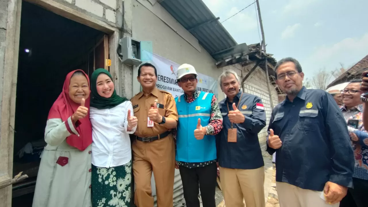 Peresmian dan Penyalaan Pertama Program BPBL di Desa Jamberejo, Kecamatan Kedungadem, Kabupaten Bojonegoro. foto: ist