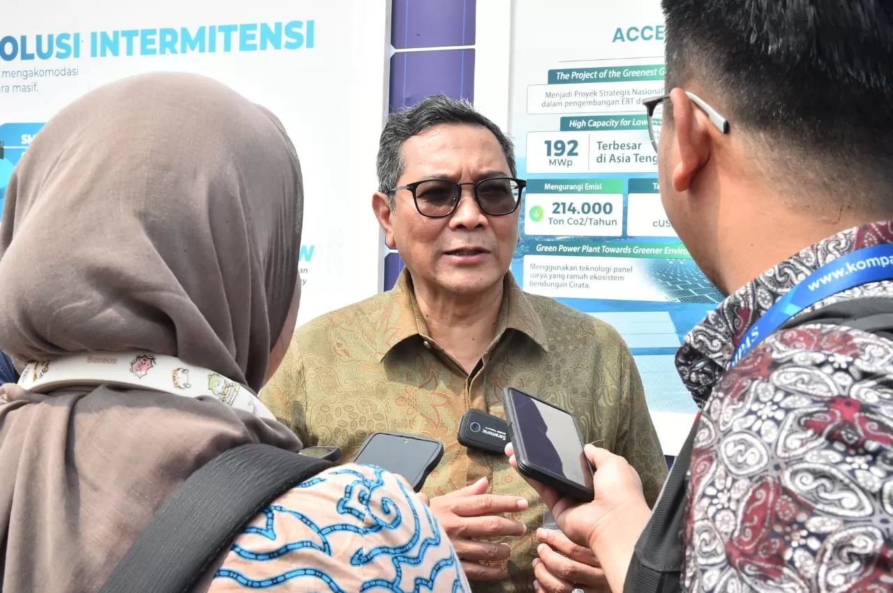 Direktur Jenderal Energi Baru, Terbarukan, dan Konservasi Energi (EBTKE) Kementerian ESDM Yudo Dwinanda Priaadi saat memberikan keterangan pers. foto: ist