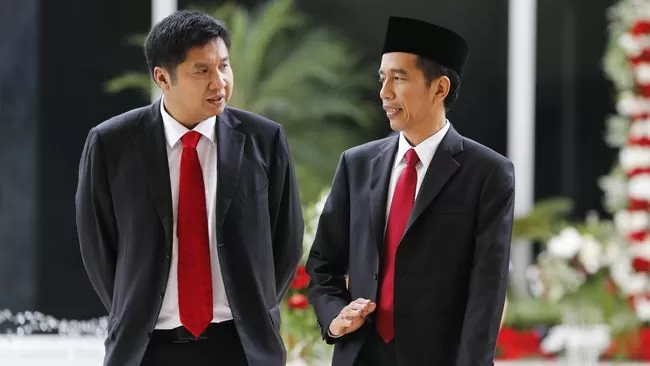 Presiden Jokowi dan Maruarar sirait