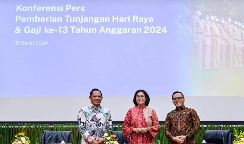 Pemerintah mengumumkan pemberian THR dan Gaji ke-13 Tahun 2024 bagi ASN dan pensiunan. foto: ist