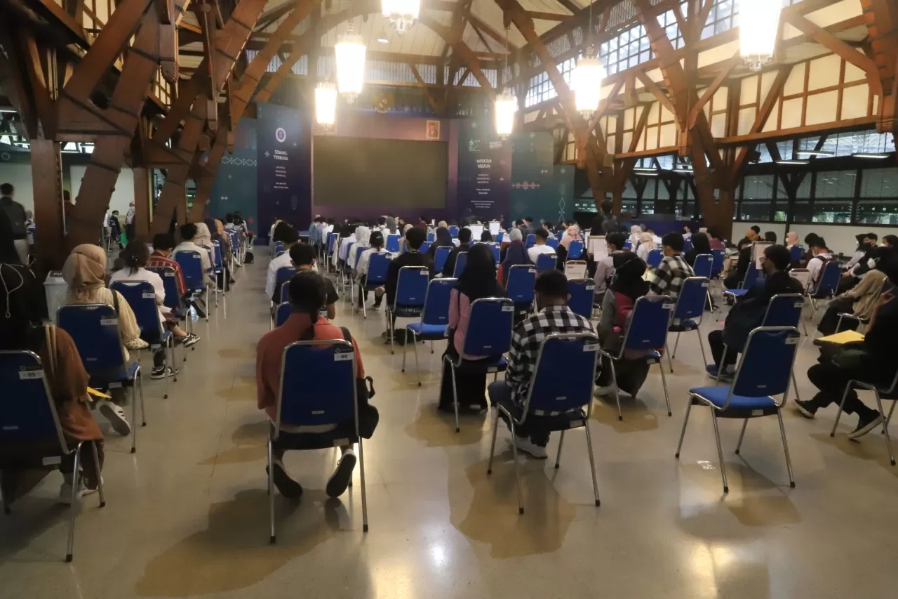 Pelaksanaan UTBK beberapa waktu lalu di salah satu kampus di Indonesia/IST