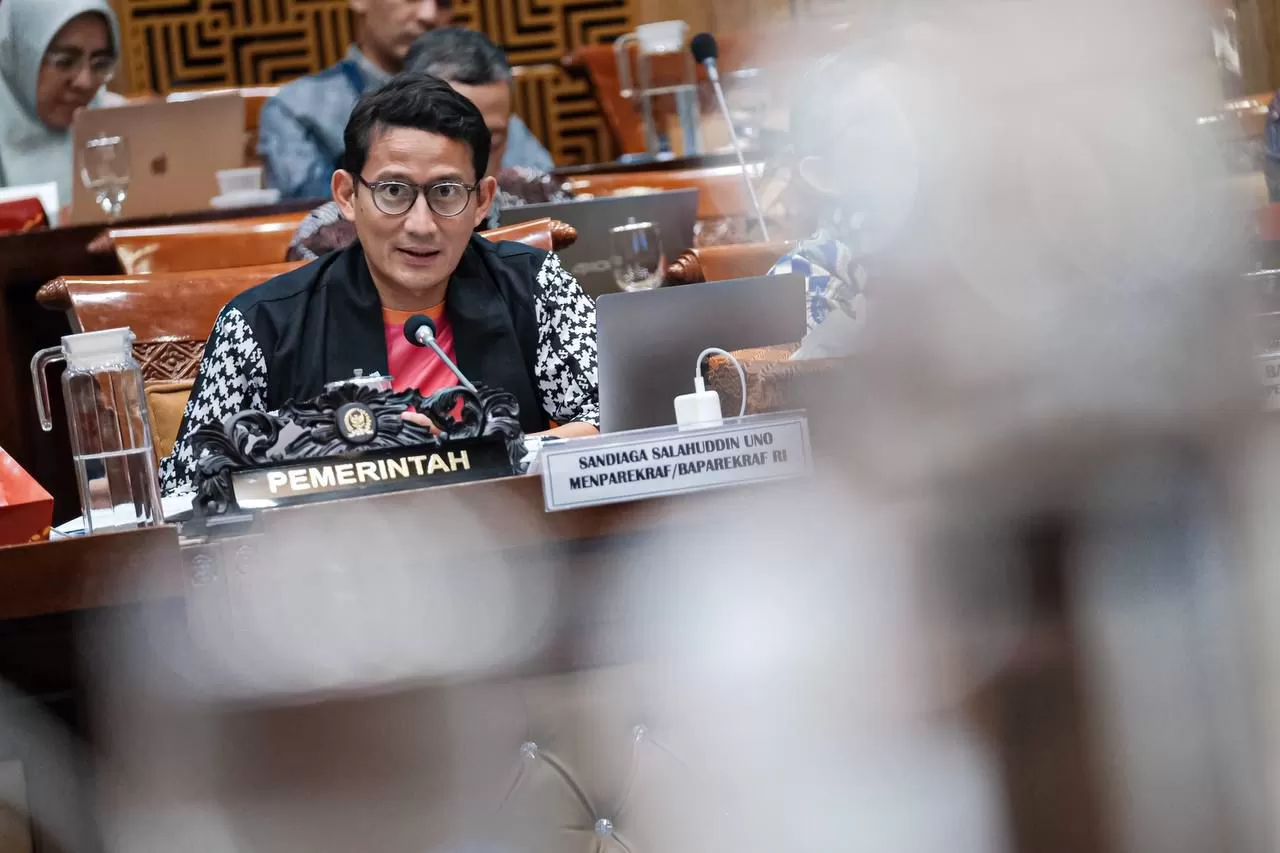 Menparekraf Sandiaga Uno mengajukan tambahan pagu anggaran 2025 sebesar Rp3.05 triliun/Kemenparekraf