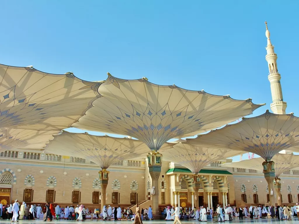 Ilustrasi banguann masjid di Arab Saudi (Pixabay)