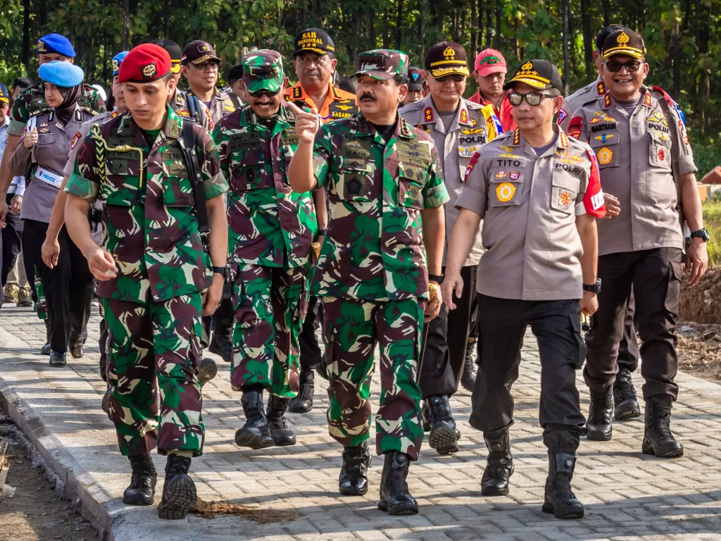 Kapolri bersama Panglima TNI/Antara
