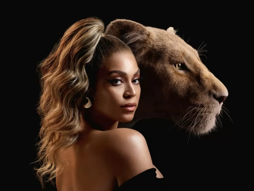 Beyonce mengisi suara Nala dalam The Lion King/Instargam @disneystudios
